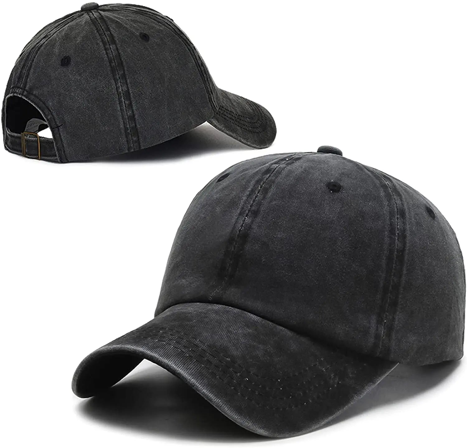 Jesus Saved My Life Hat Christian Baseball Cap Washed Cotton Denim Dad Hat for Men Women