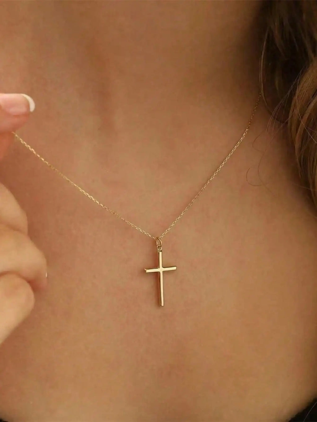 Gold Cross Pendant