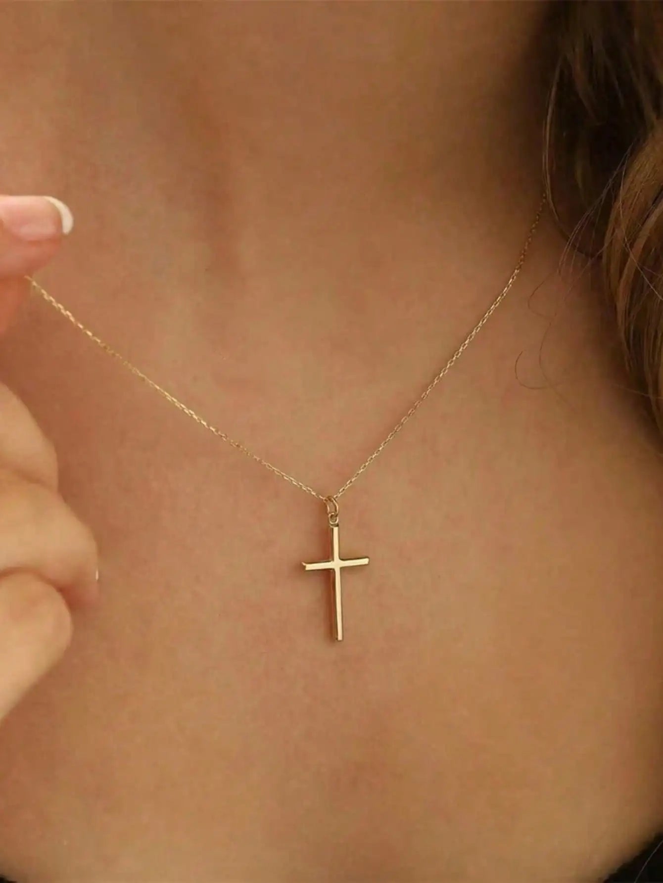 Gold Cross Pendant