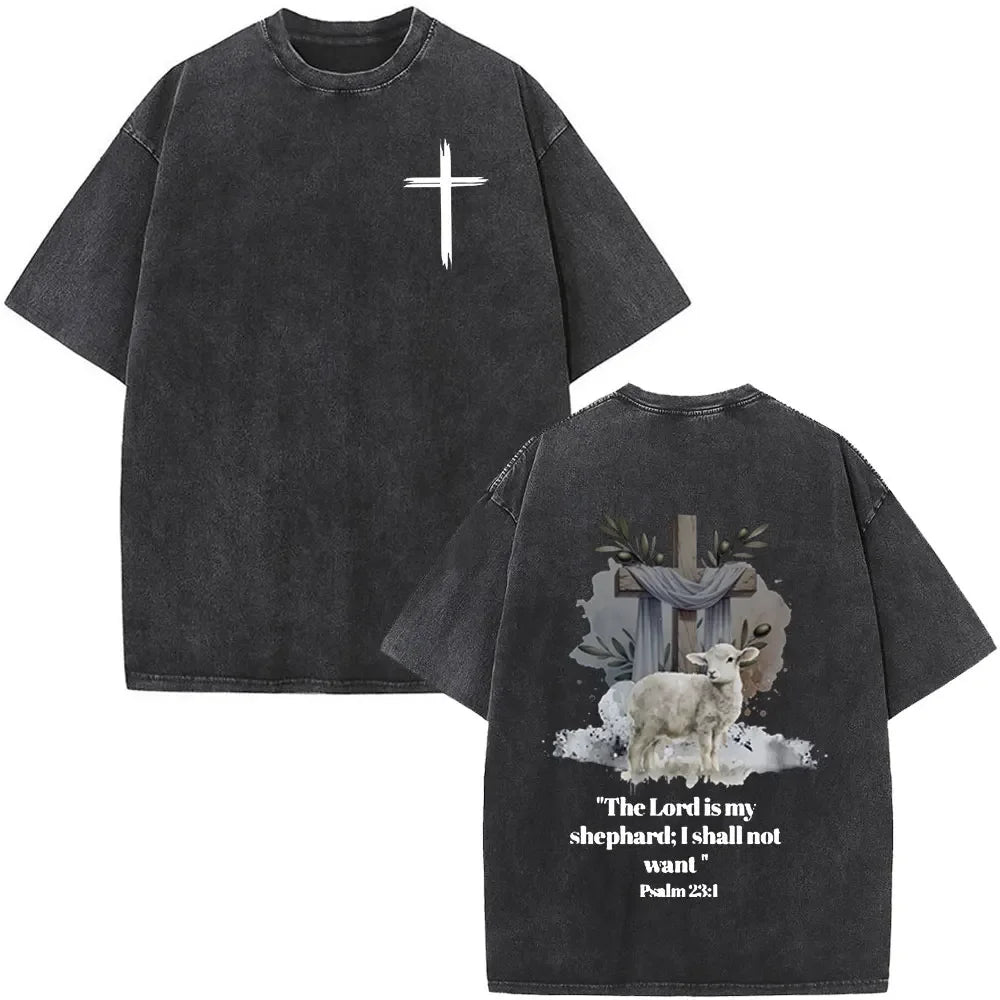 Faith Over Fear Washed Tee