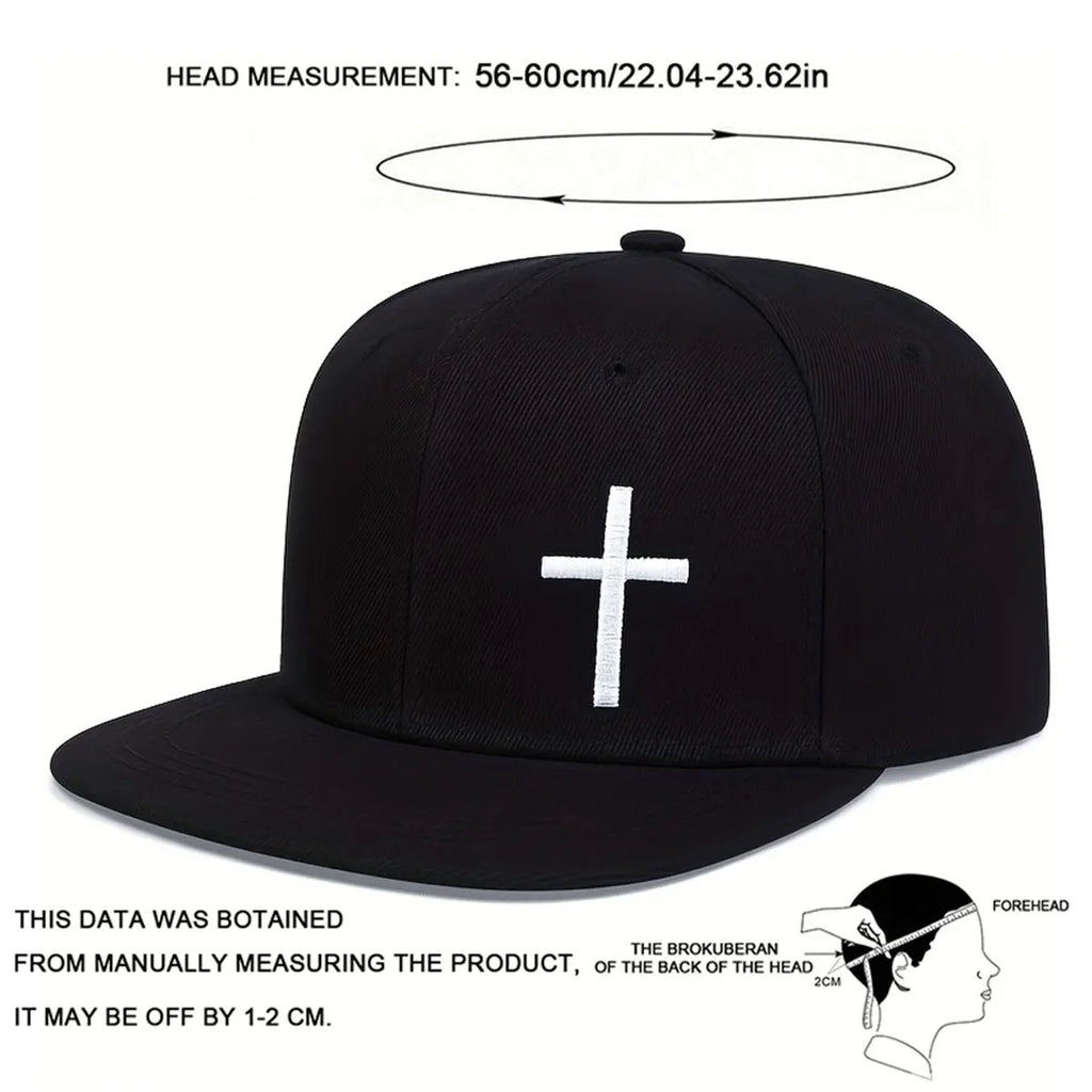 Cross Embroidered Cap