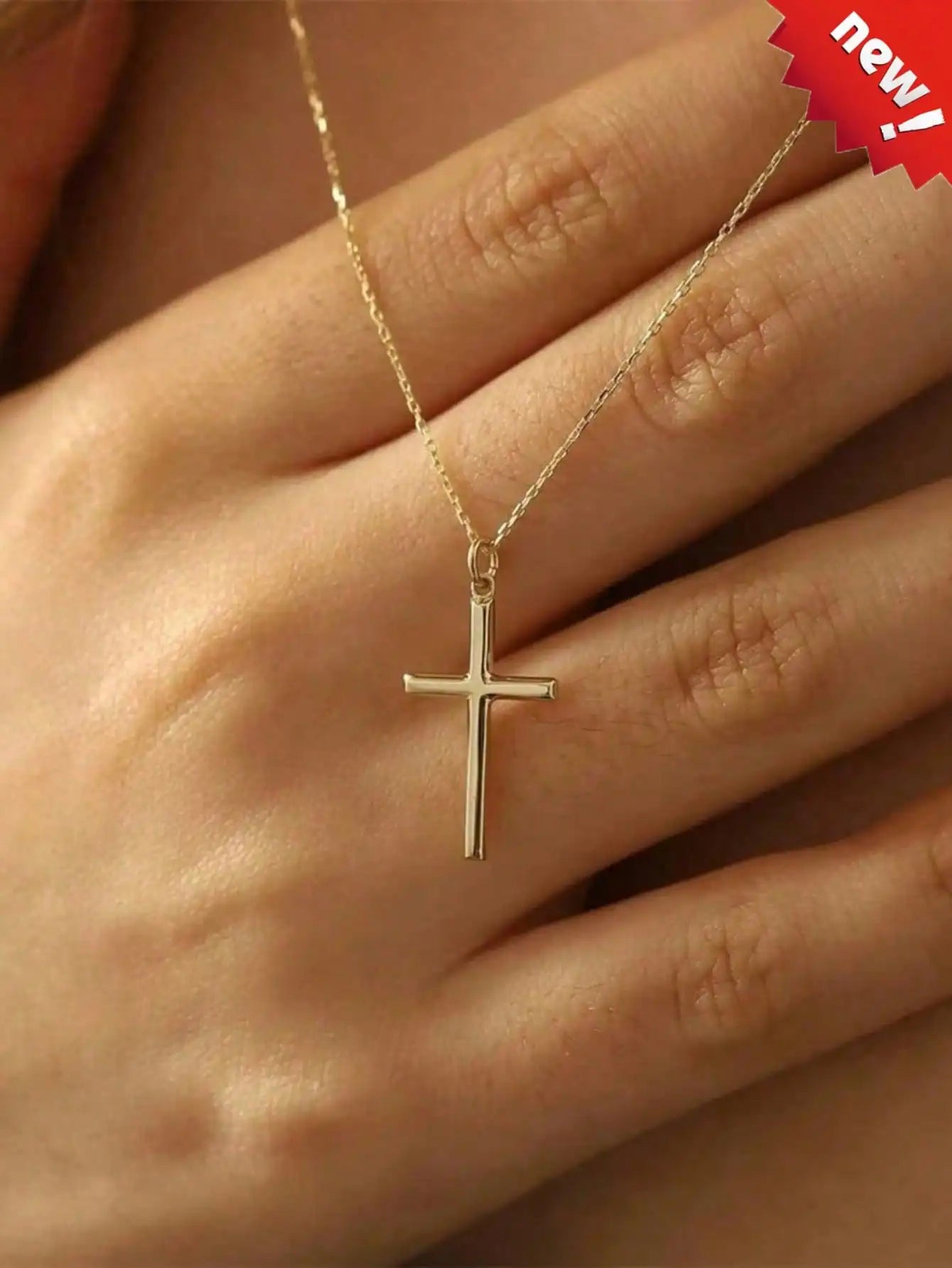 Gold Cross Pendant